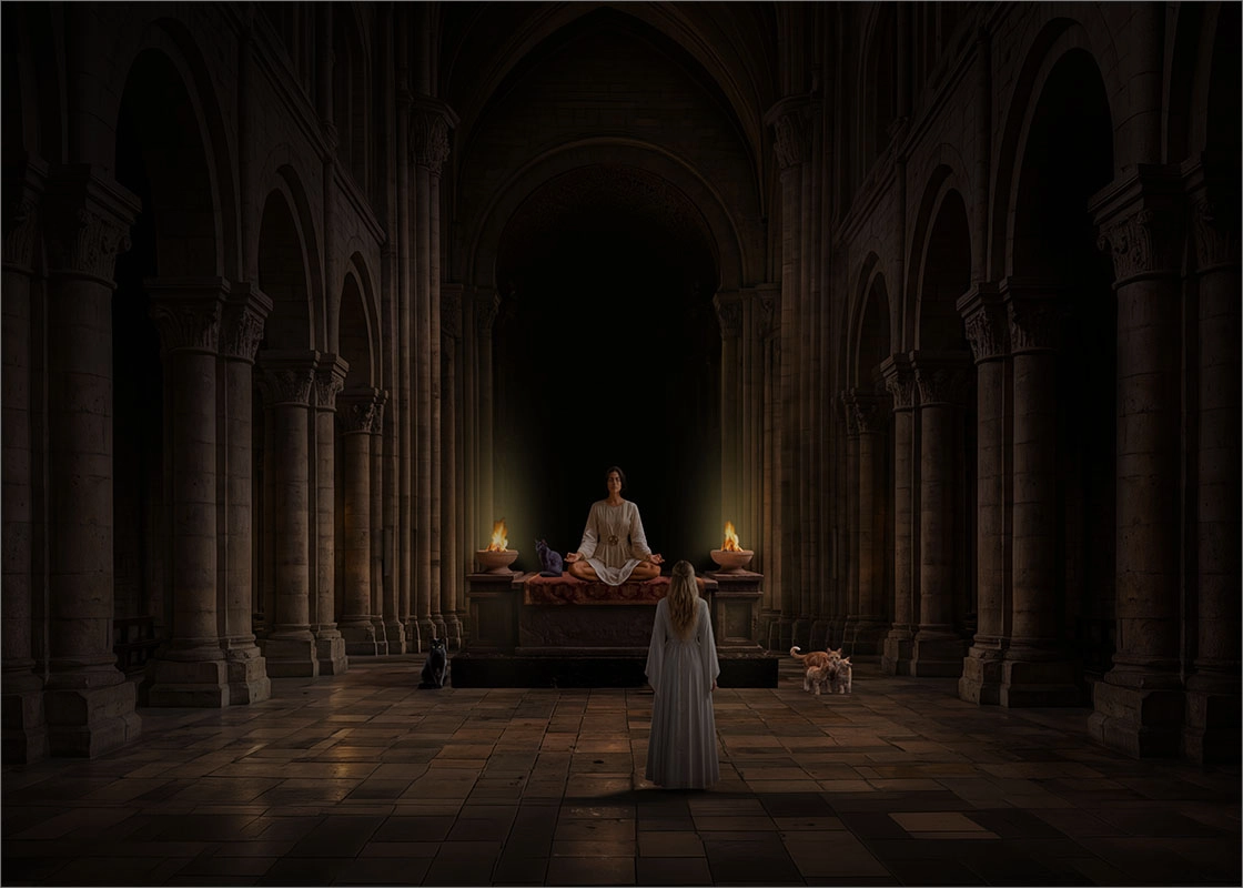 Cees Heijdel - Tempel van de Drievoudige Godin. De Inwijding in het Heilige Licht - 